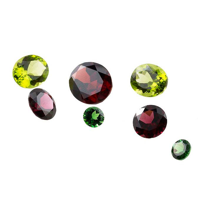 Peridot 10 x 8mm Oval Faceted Gemstone, AA-Grade