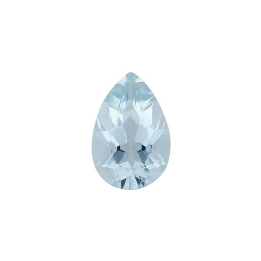 Aquamarine Pear Faceted Gemstones, AA-Grade