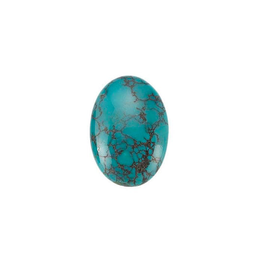 Chinese Turquoise 25 x 18mm Oval Cabochon