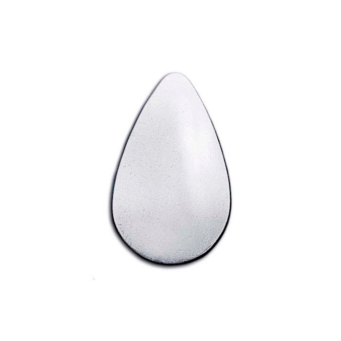 Stampo a goccia in argento sterling 30 x 18mm, 0,40mm