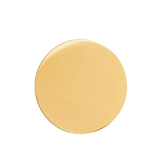 14/20 Yellow Gold-Filled 25.4mm Disc, 0.64mm, 1/2-Hard