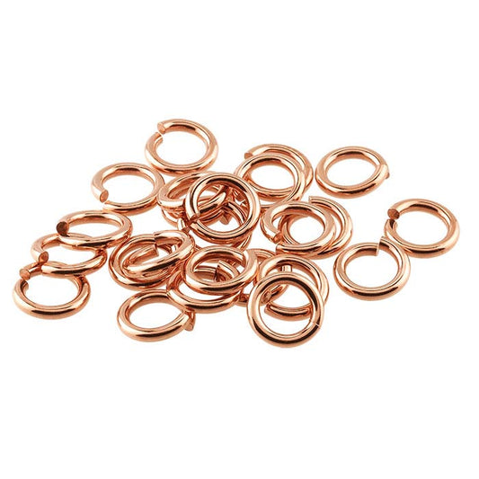 Koppar 6 mm invändig diameter rund hoppring