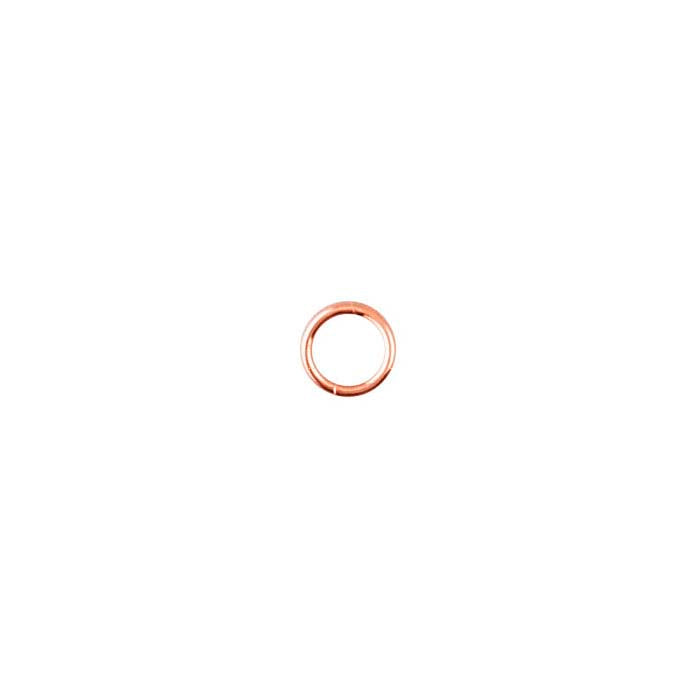 14K Rose Gold Round Lightweight Split Ring