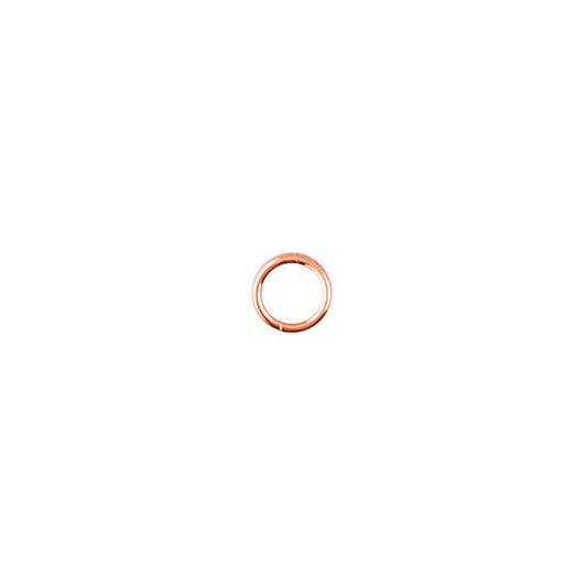 14K Rose Gold Round Lightweight Split Ring