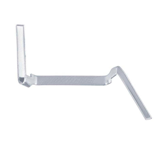 Fullerlock 14/60 White Rolled Gold Plate Large Ring Guard, Pkg/12