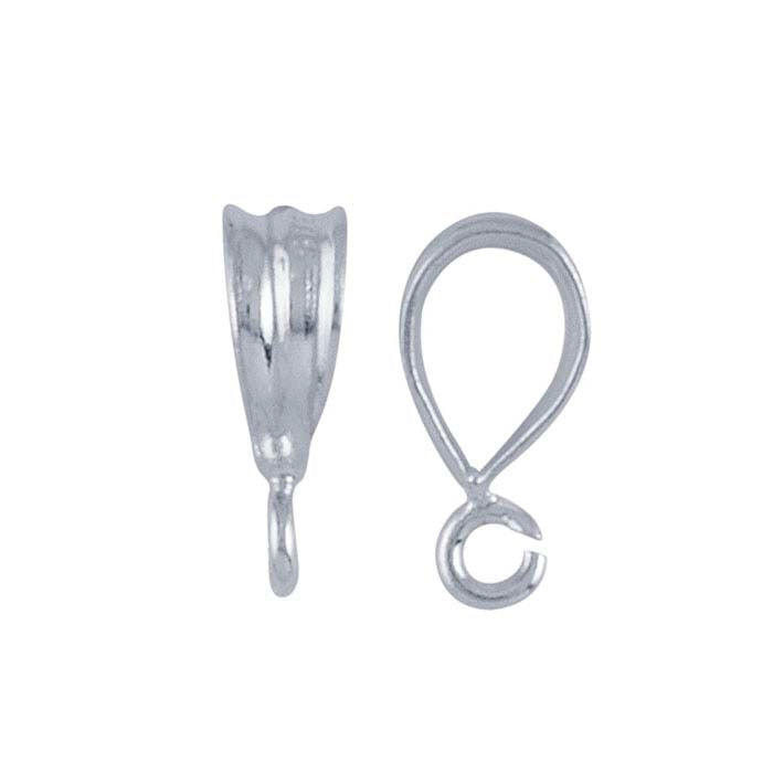 Sterling Silver Bail with Open Ring