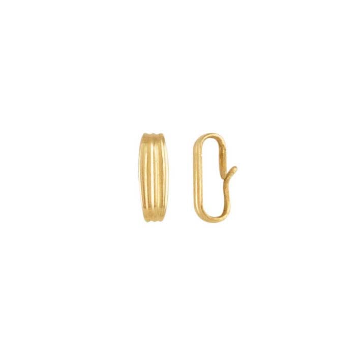 14K Yellow Gold Snap-On Bail