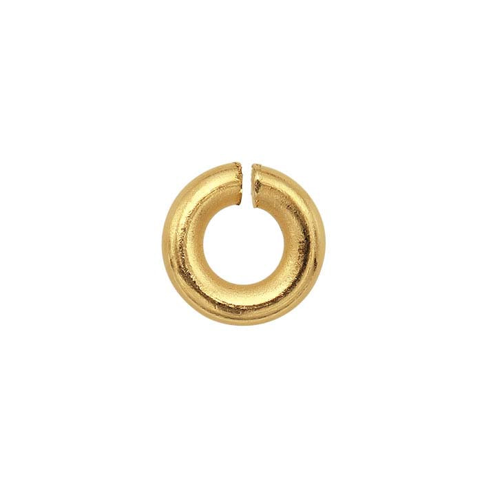 Anello di giunzione tondo in oro giallo 14K, diametro interno 1,6 mm