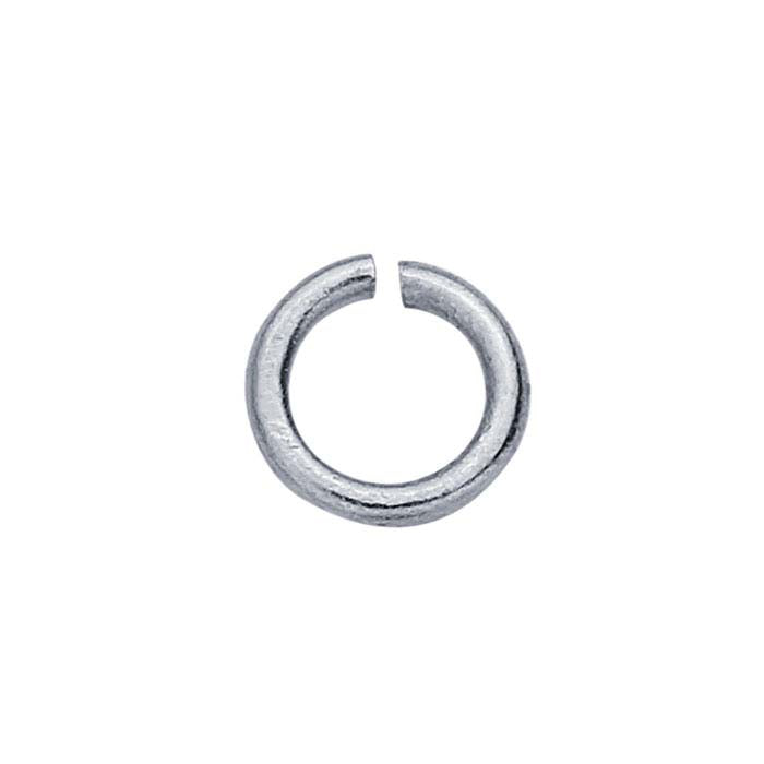 Anello di giunzione tondo da 1,6 mm in oro bianco 14K