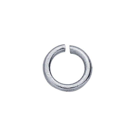 14K Vitt Guld 1,6 mm Rund Hoppring