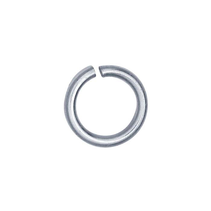 Anello di giunzione tondo da 2,8 mm in oro bianco 14K