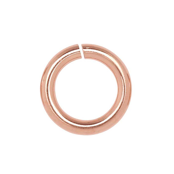 14/20 Rose Gold-Filled 4mm Round Jump Ring