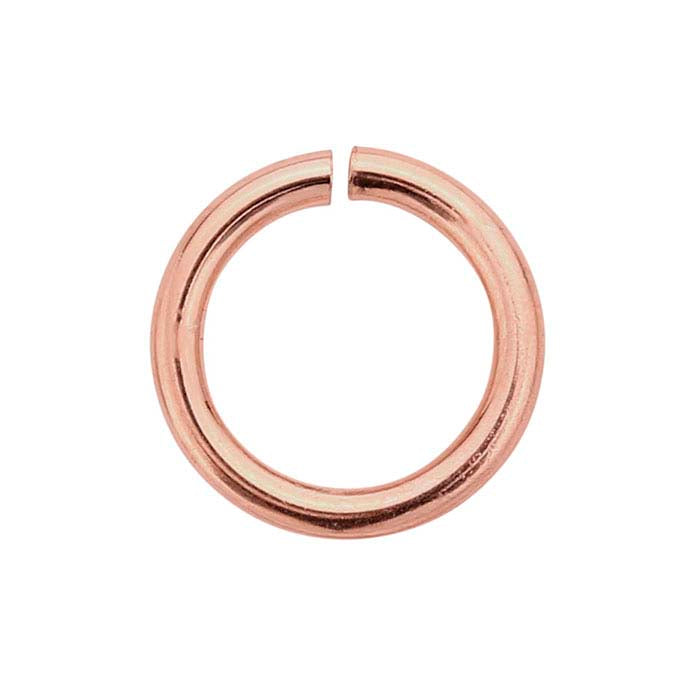 14/20 Rose Gold-Filled 4mm Round Jump Ring