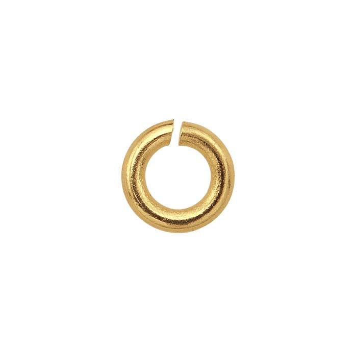 Anello di giunzione tondo in oro giallo 14K, diametro interno 1,6 mm