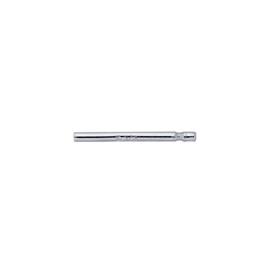 Sterling Silver 0.76mm x 9.52mm Bullet-Style Friction Ear Post