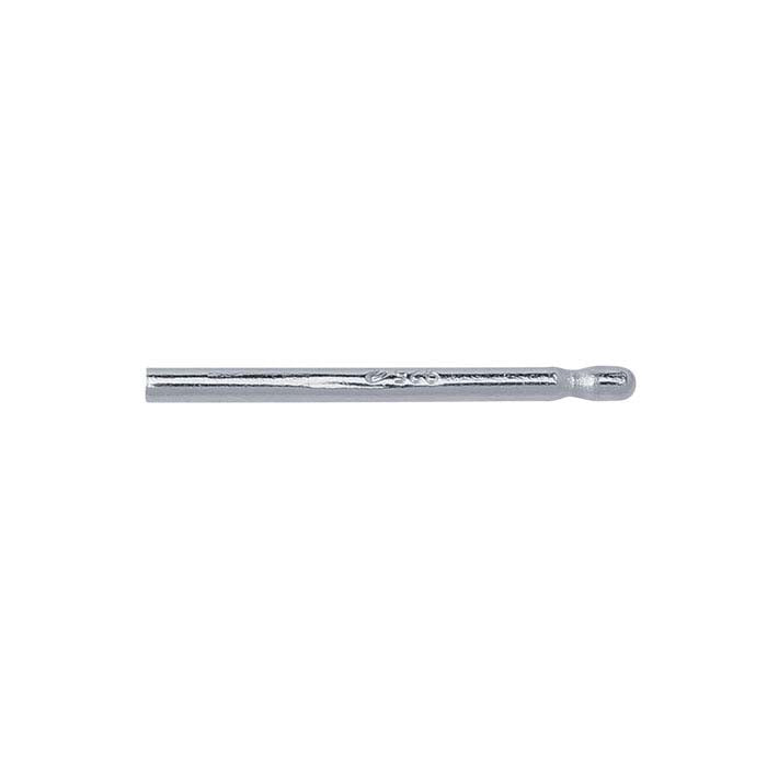 Sterling Silver 0.84mm x 11.11mm Bullet-Style Friction Ear Post