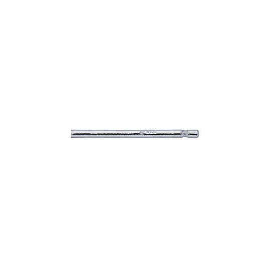 Sterling Silver 0.84mm x 12.7mm Bullet-Style Friction Ear Post