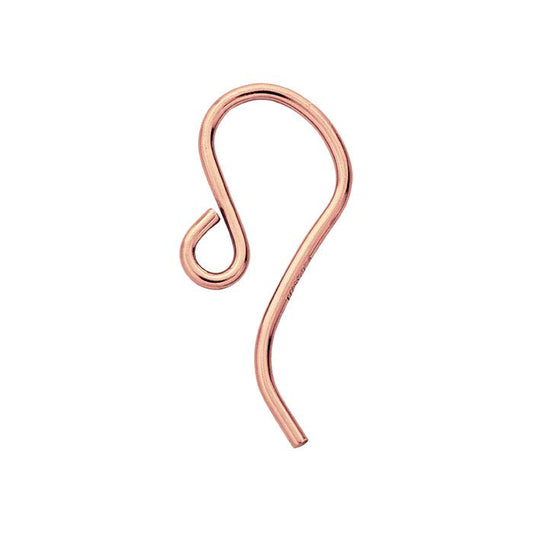 14/20 Rose Gold-Filled Ear Wire with Outside Loop