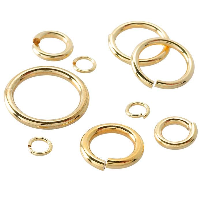 14/20 Gult Guld-Fyllt 2,5 mm Rund Hoppring