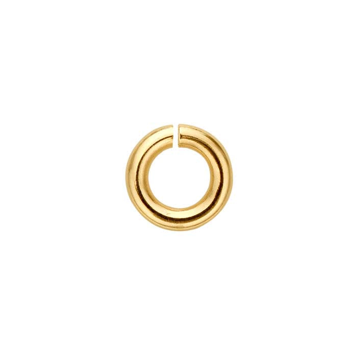 14/20 Gult Guld-Fyllt 2,5 mm Rund Hoppring