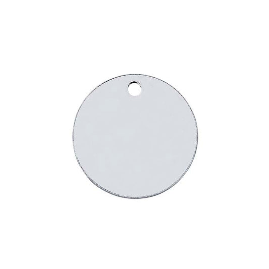 Sterling Silver 11mm Round Tag, 0.36mm, 1/2-Hard