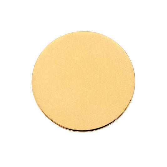 14K Yellow Gold Discs, 0.64mm, Dead Soft