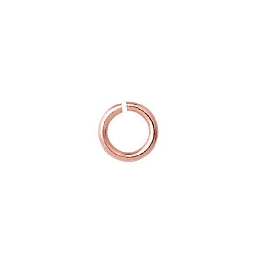14K Rose Gold Round Jump Ring