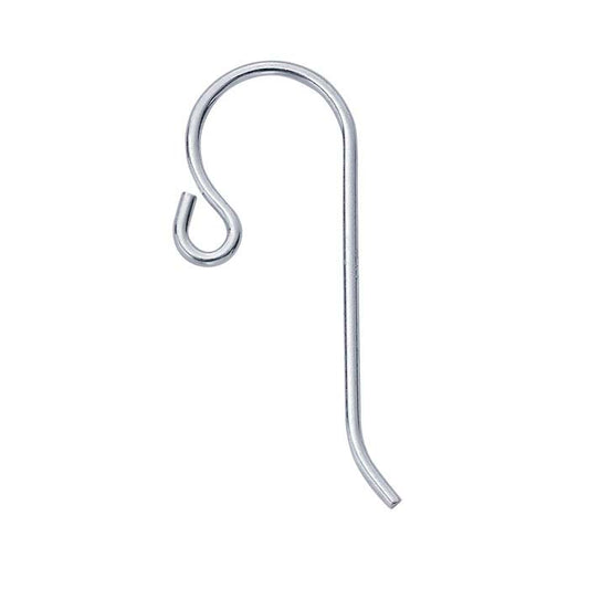 Sterling Silver Heavy Ear Wire with Outside Loop