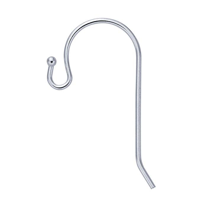 Sterling Silver Ear Wire 1.5mm Ball and Loop