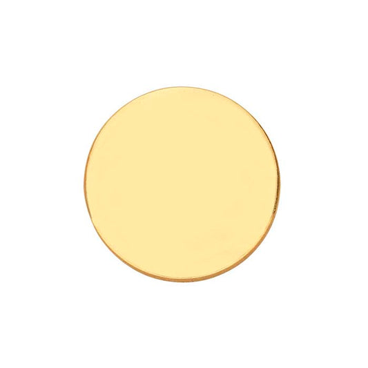 14/20 Yellow Gold-Filled 6.4mm Disc, 0.81mm, Soft