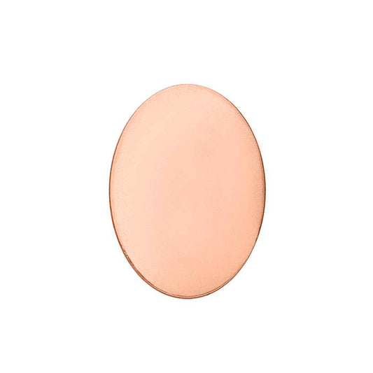 14/20 Rose Gold-Filled 18 x 13mm Oval Stamping, 0.81mm, Soft
