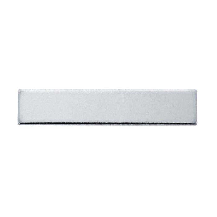Sterling Silver Rectangle Stampings, 1.02mm, Soft