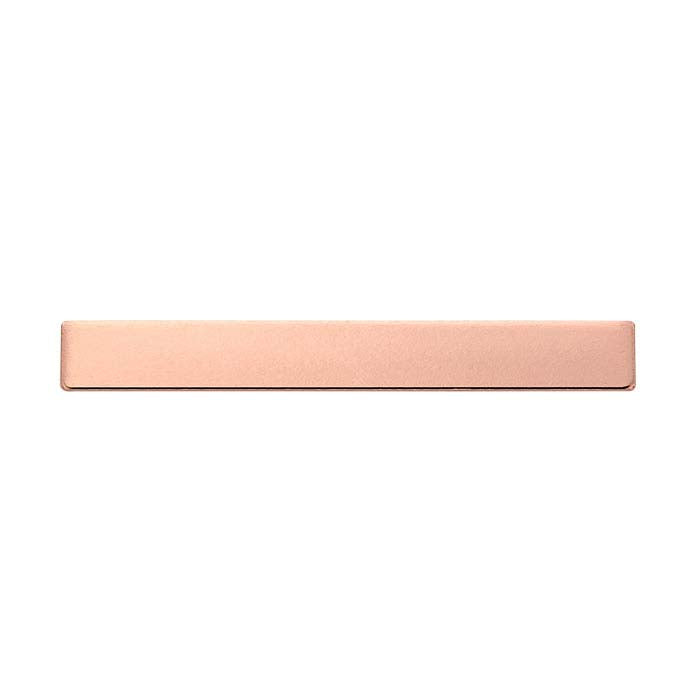 14/20 Rose Gold-Filled 38.1 x 4.7mm Rectangle Stamping, 1.02mm, Soft