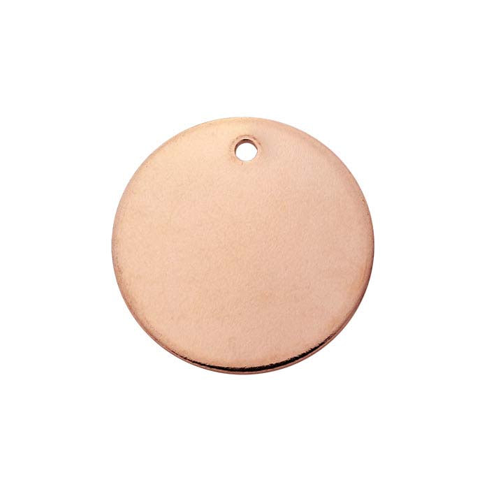 14/20 Rose Gold-Filled Round Tag