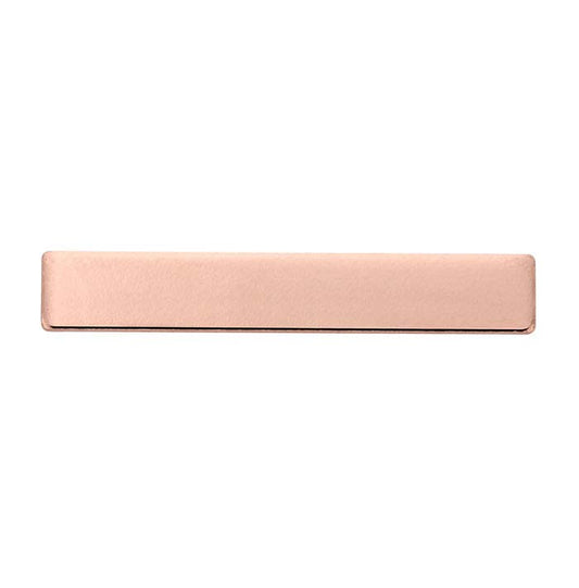 14/20 Rose Gold-Filled 38.1 x 6.4mm Rectangle Stamping, 0.81mm, 1/2-Hard