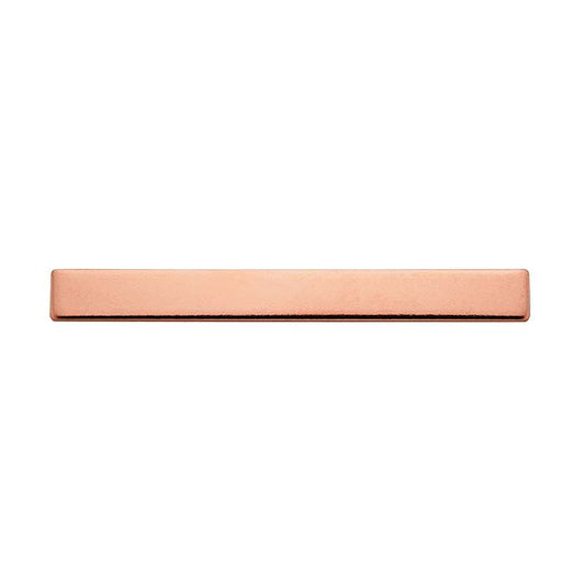 14/20 Rose Gold-Filled 44.5 x 4.8mm Rectangle Stamping, 1.02mm, Soft