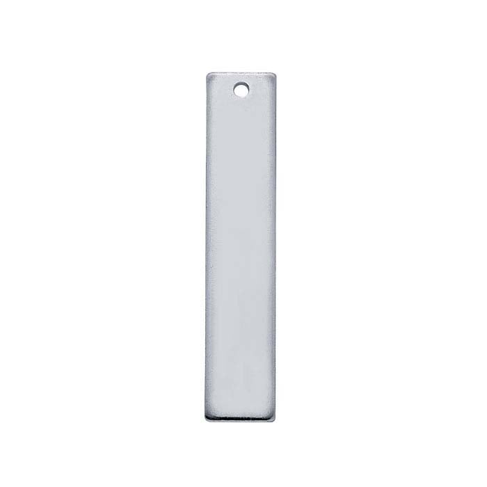 Sterling Silver Flat Rectangle Components, 1.02mm