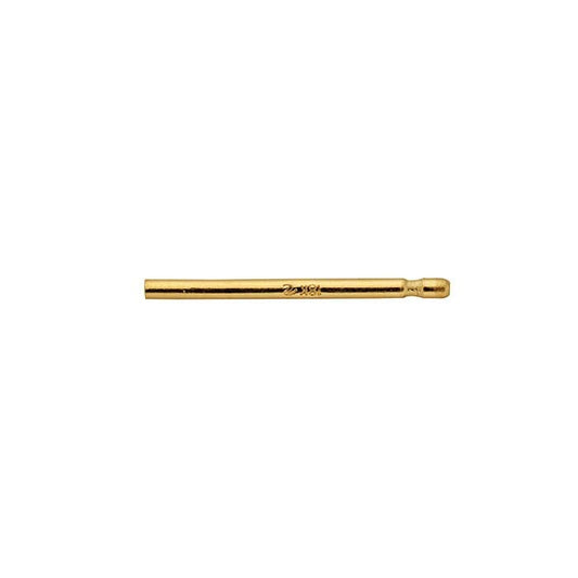 18K Yellow Gold 0.76mm x 11.11mm Friction Ear Post