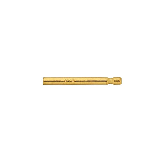 18K Yellow Gold 0.91mm x 9.52mm Friction Ear Post