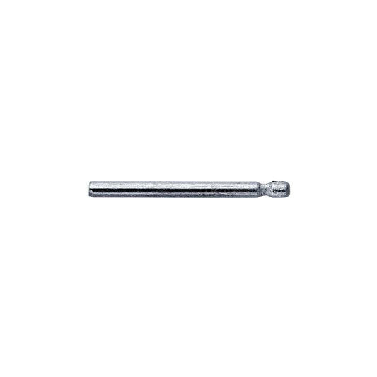 18K White Gold 0.91mm x 11.11mm Friction Ear Post