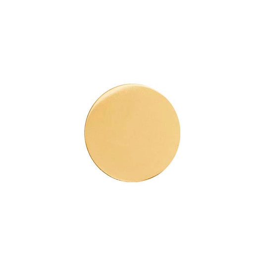 14/20 Yellow Gold-Filled 6.4mm Disc, 0.51mm, Soft
