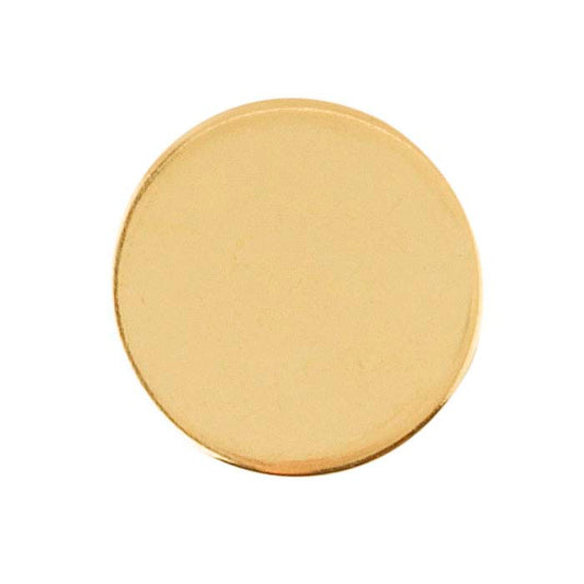 14/20 Yellow Gold-Filled 12.7mm Disc, 0.81mm, Soft