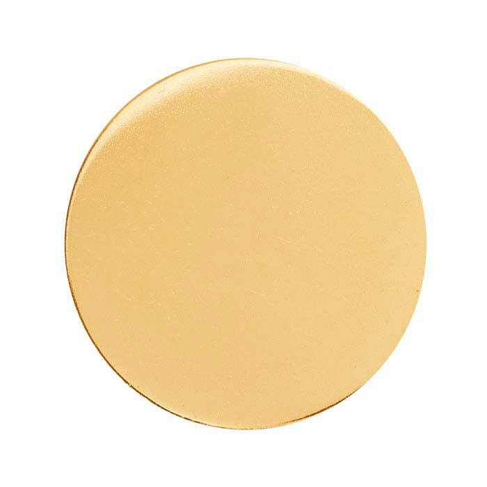 14/20 Yellow Gold-Filled 22.2mm Disc, 0.81mm, Soft