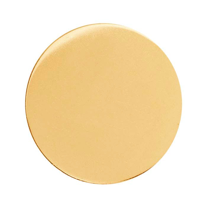 14/20 Yellow Gold-Filled 22.2mm Disc, 0.64mm, Soft