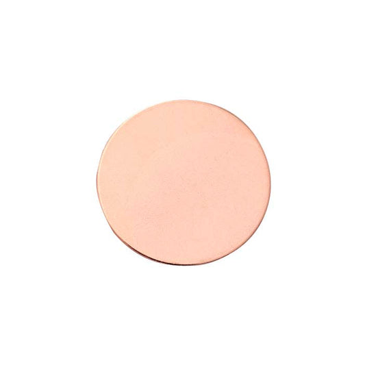 14/20 Rose Gold-Filled 6.4mm Disc, 0.64mm, Soft