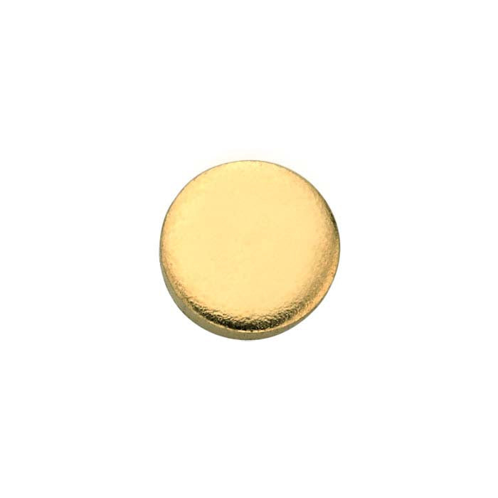 14K Yellow Gold Discs, 0.64mm, Dead Soft