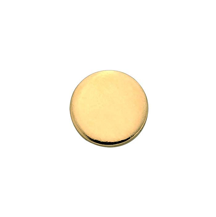 14K Yellow Gold Discs, 0.64mm, Dead Soft