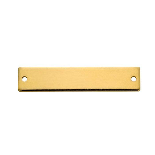 14K Yellow Gold 31.8 x 6.4mm Rectangle Link Component