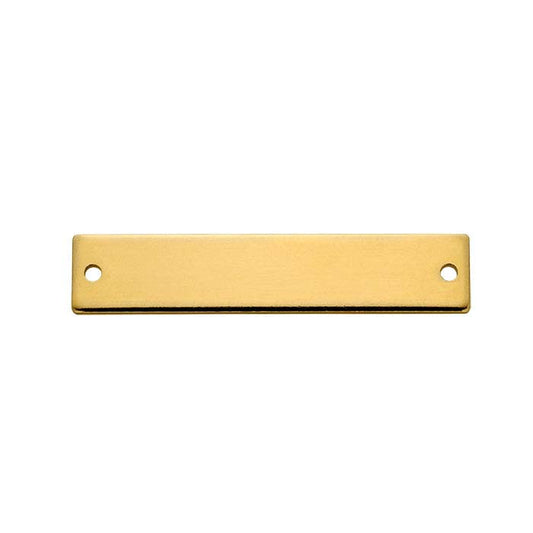 14K Yellow Gold 31.8 x 6.4mm Rectangle Link Component