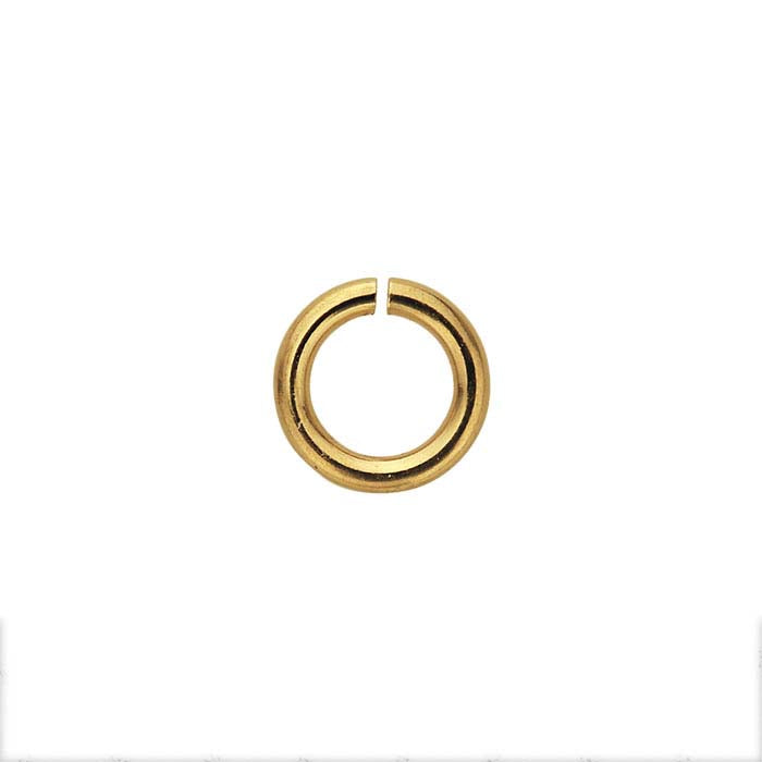 Anello di giunzione tondo 9,5 mm in oro giallo 14/20 gold-filled